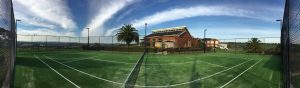 Tennis Court Fencing and Lighting