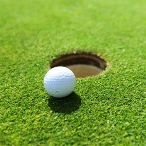 Golf Green Made From Synthetic Turf