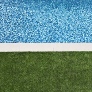 Synthetic Grass Around Pool Edges