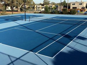 Blue School Tennis Courts in Melbourne