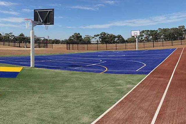 ASTE Outdoor Basketball Court Construction In Melbourne   Basketball Court Multisports Surface 