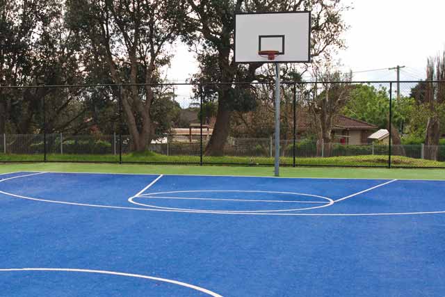 ASTE Outdoor Basketball Court Construction in Melbourne